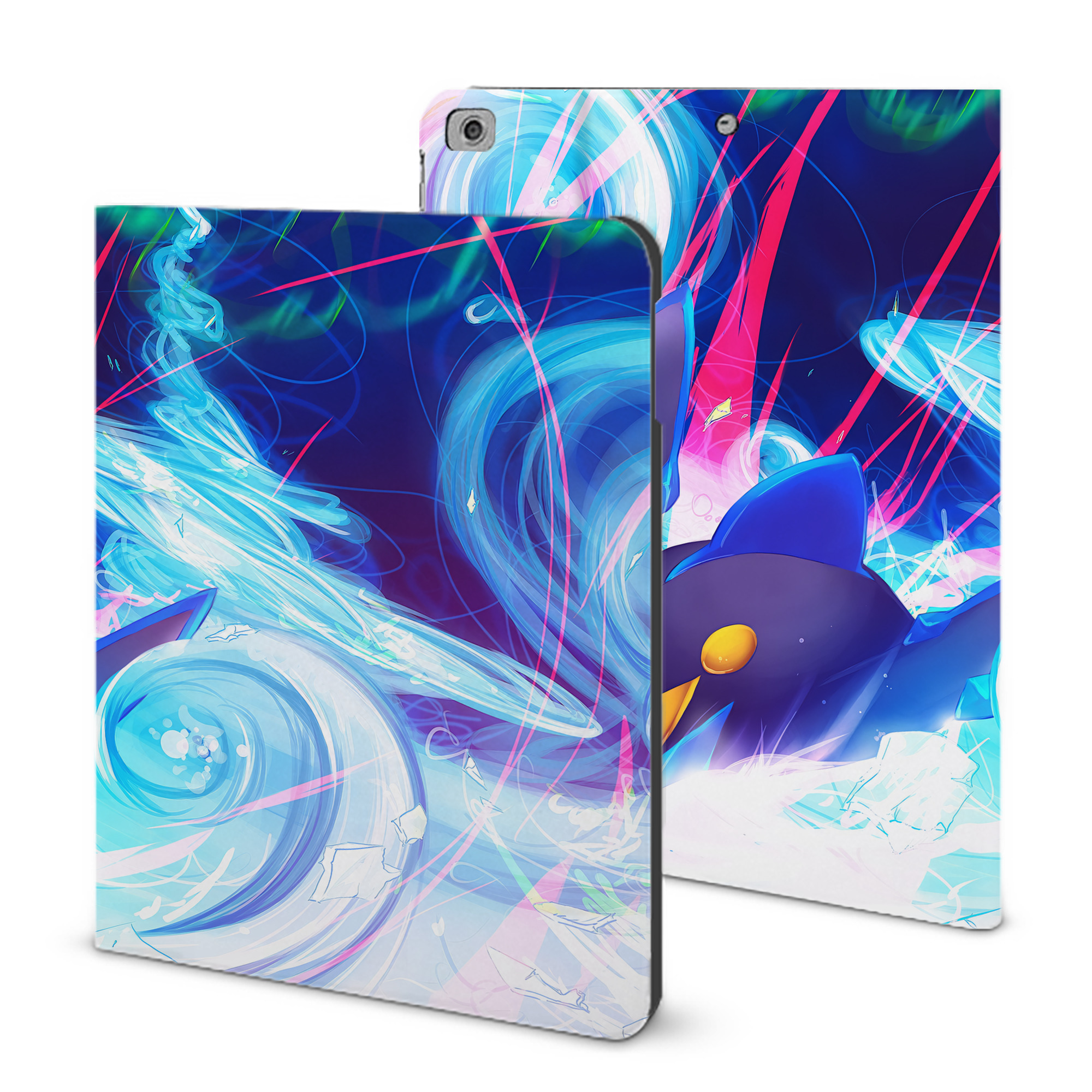 （画像用） ポケットモンスター Pokémon IPad ケース ブック型 PUレザー TPU 耐衝撃 軽量 薄型 ペン収納なし 全面保護 IPad 各モデル対応